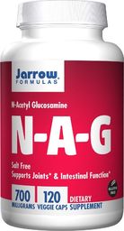  JARROW FORMULAS Jarrow Formulas - N-A-G (N-Acetylo-D-Glukozamina), 120 vkaps
