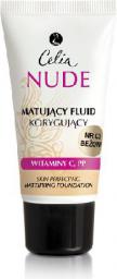  Celia Nude Make- Up fluid matujaco-korygujący 03 beż 30 ml