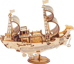  Robotime Technology ROBOTIME Drewniany Model Puzzle 3D Japoński Statek Dyplomatyczny