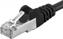  PremiumCord PREMIUMCORD Patch kabel CAT6a S-FTP, RJ45-RJ45, AWG 26/7 1,5m czarny