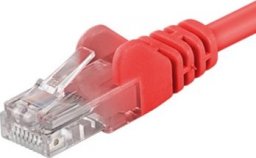  PremiumCord PREMIUMCORD Patch kabel UTP RJ45-RJ45 CAT5e 0.5m czerowny