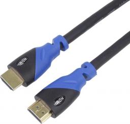 Kabel PremiumCord HDMI - HDMI 2m niebieski (kphdm2v2)