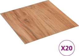  vidaXL Samoprzylepne panele podłogowe, 20 szt., PVC, 1,86 m, drewno