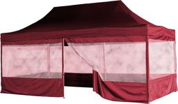 Instent Namiot ogrodowy 3 x 6 m INSTENT - system nożycowy - kolor bordowy