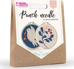 Graine Creative Zestaw Punch Needle Dwa wzory D: 15 cm