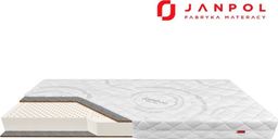  JANPOL JANPOL ZEUS materac piankowy, lateksowy, Rozmiar - 80x200, Twardość - twardy, Pokrowiec - Bamboo