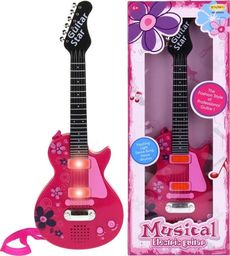  NoboKids Gitara Elektryczna Rockowa Metalowe Struny Róż