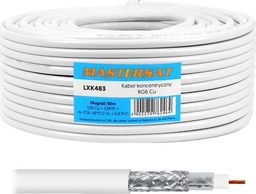 Przewód Mastersat Kabel koncentryczny 1Cu 48x0,12AL 50m