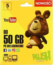  Partner Tele.com Karta Startowa Plush 5zł - 6GB na start do 100GB po doładowaniu