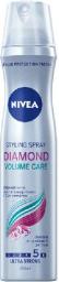  Nivea Hair Care Styling Lakier do włosów Diamond Volume Care ultra mocny 250 ml