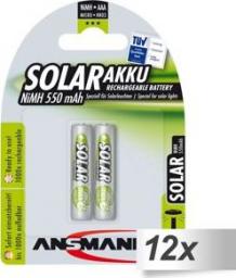  Ansmann Akumulator Solar AAA / R03 550mAh 24 szt.