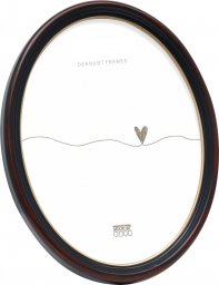 Ramka Deknudt Deknudt S100F9 Oval Frame 13x18 Resin black-brown