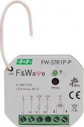  F&F Sterownik radiowy rolet wielofunkcyjny F&F F&Wave FW-STR1P-P żaluzjowy 0,6A 85-265V AC/DC do puszki fi 60