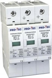 Protec Warystorowy ogranicznik przepięć do instalacji fotowoltaicznych typu 2- BY1-C/3 FW10 3224030 Protec