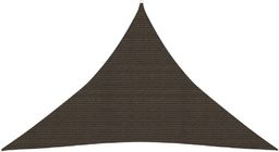 vidaXL Żagiel przeciwsłoneczny, 160 g/m, brązowy, 4x4x5,8 m, HDPE