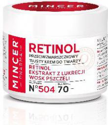  Mincer Pharma Retinol Krem przeciwzmarszczkowy-tłusty 70+ nr 504 50ml