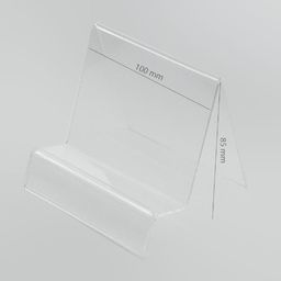 Podstawka Partner Tele.com Podstawka Pionowa Plexi z Zakładką na Cenę (Navi/Tablet)