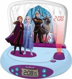  Lexibook Budzik zegar z alarmem i projektorem Kraina Lodu Disney Frozen figurki 3D