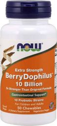 NOW Foods NOW Foods - BerryDophilus, 10 miliardów, 50 żelek