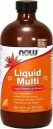 NOW Foods - Multiwitaminy, Smak Pomarańczowy, 473 ml