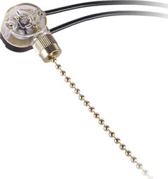  Złącze przełącznik złoty łańcuszkowy+przewód