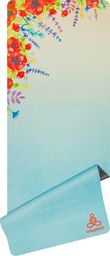  Utupluti Mata do jogi Art Flowers 183 cm x 68 cm x 0.4 cm niebieska
