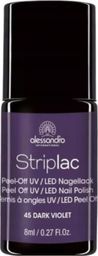  Alessandro Striplac Alessandro Striplac Peel-Off UV/LED Nagellack 8ml, Kolor : 45