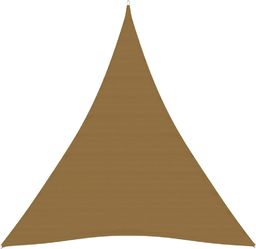 vidaXL Żagiel przeciwsłoneczny, 160 g/m, kolor taupe, 3x4x4 m, HDPE