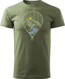 Topslang Koszulka z balonem balon górami turystyczna trekkingowa męska khaki REGULAR M