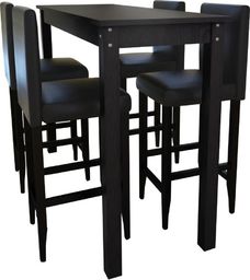 Elior Nowoczesny stolik barowy z 4 krzesłami Arsen 3X