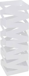  Elior Biały modernistyczny metalowy parasolnik - Nauro 3S
