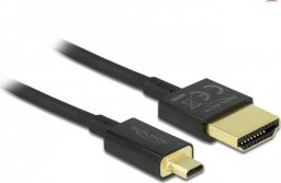 Kabel Delock HDMI Micro - HDMI 2m czarny (84783)