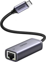 Karta sieciowa Ugreen UGREEN CM483 Adapter sieciowy USB-C do RJ45 (szary)