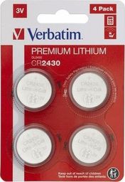  Verbatim Bateria Premium CR2430 4 szt.
