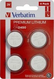  Verbatim Bateria CR2450 4 szt.