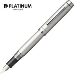 Platinum Pióro wieczne PLATINUM Proycon Luster Satin Silver, F, srebrne