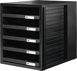 HAN Zestaw 5 szufladek otwartych HAN CABINET-SET, PS, A4, czarny