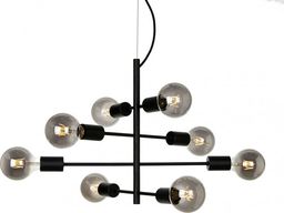 Lampa sufitowa Italux Loftowa lampa sufitowa LED czarna Italux PND-02431-8-BL