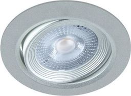  IDEUS Regulowana lampa sufitowa MONI LED okrągła oprawa sufitowa oczko 5W 4000K wpust srebrny 8571