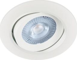  IDEUS Regulowana lampa sufitowa MONI LED okrągła oprawa sufitowa oczko 5W 4000K wpust biały 8588