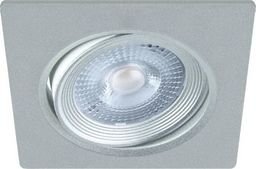 IDEUS Regulowana lampa sufitowa MONI LED D kwadratowa oprawa sufitowa 5W 4000K oczko wpustowe srebrny 8601