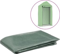 vidaXL Pokrycie do szklarni (0,5 m), 50x100x190 cm, zielone