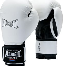  Allright Rękawice bokserskie Limited Edition 8 OZ białe