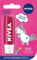 NIVEA Polska Pielęgnująca pomadka do ust Cherry Shine Limited Edition 4.8g