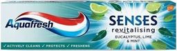  Aquafresh  Senses Revitalising rewitalizująca pasta do zębów Eucalyptus & Lime & Mint 75ml