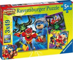  Ravensburger Puzzle 3x49 Power Players