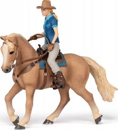 Figurka Papo Koń z kowbojką