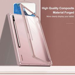 Etui na tablet Infiland Etui Infiland Crystal Case Samsung Galaxy Tab S7 FE 5G 12.4 Pink