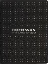  Narcissus Zeszyt A4/48K kropka czarny (6szt) NARCISSUS
