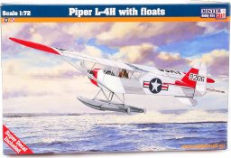Olymp Aircraft Model samolotu do sklejania Piper L-4H with floats 1:72 D-254